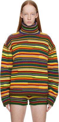 Multicolor Horizon Turtleneck