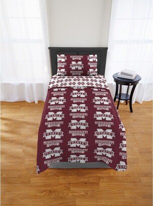 The Northwest Company COL 808 Mississippi State Bulldogs Twin Bed in a Bag Set