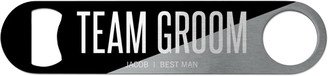 Bottle Openers: Team Groom Bottle Opener, Black