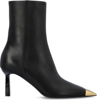 Pointed-Toe Side-Zip Boots