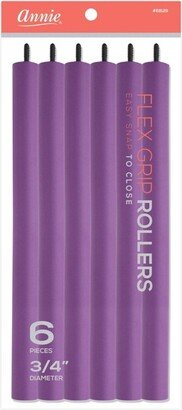 Annie International Flex Grip Rollers - 6ct