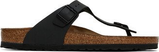 Black Regular Gizeh Sandals