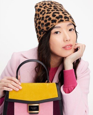 Modern Leopard Knit Beanie