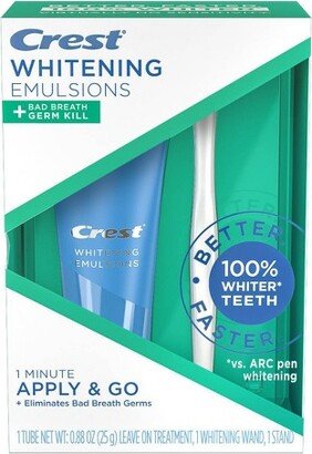 Crest Whitening Emulsions Germ Kill with Wand On The Counter - 0.88oz