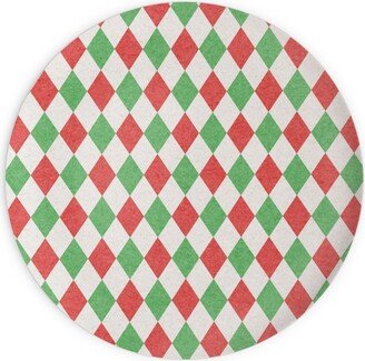 Plates: Christmas Diamonds Plates, 10X10, Multicolor