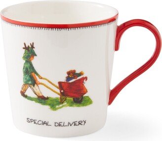 Kit Kemp for Spode Christmas Doodles Special Delivery Mug