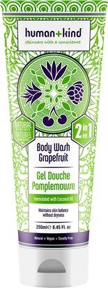 Body Wash - Grapefruit by Human+Kind for Unisex - 8.45 oz Body Wash