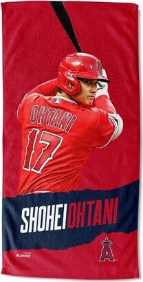 30x60 MLB Los Angeles Angels 23 Shohei Ohtani Player Printed Beach Towel