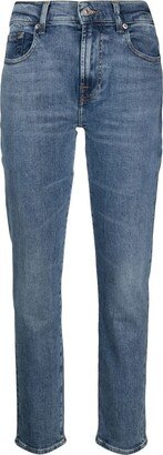 Tapered Slim-Cut Jeans-AA