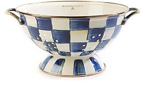 MacKenzie-Childs Royal Check Colander - Large