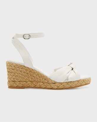 Playa Lambskin Knot Espadrille Sandals