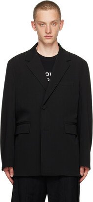 Black Two-Button Blazer-AB