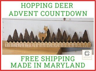 Hopping Deer Advent Calendar - Free Shipping