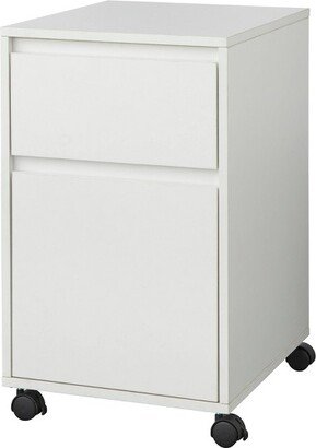 Wenz 2 Drawer Contemporary File Cabinet White - Buylateral