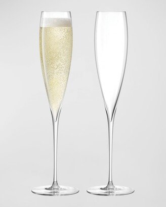 Savoy Champagne Flutes, Set of 2