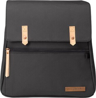 Meta Diaper Bag - Black Matte Canvas