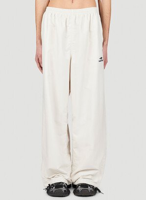 Sports Logo Track Pants - Man Track Pants White M