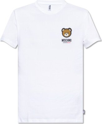 T-shirt With Logo - White-AD