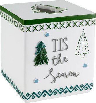 Avanti Christmas Trees Tissue Cover - Multicolor