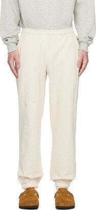 Beige Wordmark Lounge Pants