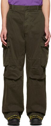 Khaki Oversized Cargo Pants