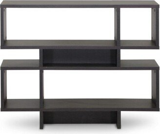 Cassidy 4-Level Dark Brown Modern Bookshelf - 44