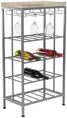 Contemporary Metal Wine Storage