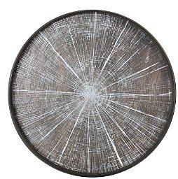 Notre Monde White Slice Driftwood Tray