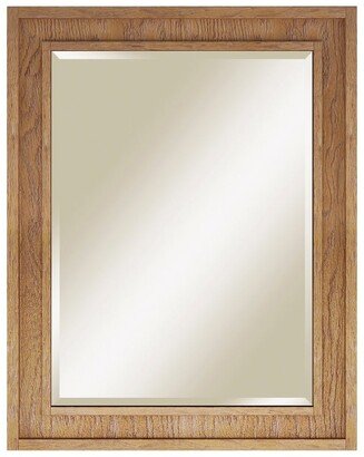 Toby 40 x 30 Framed Bathroom Mirror - Casual Taupe