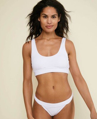 Andie The Ventura - Top - Ribbed - White