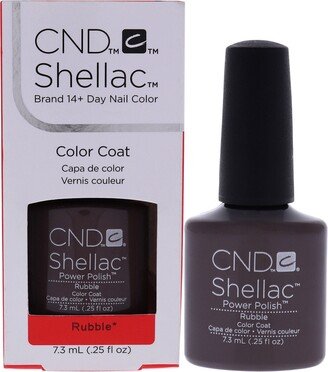 Shellac Nail Color - Rubble by for Women - 0.25 oz Nail Polish