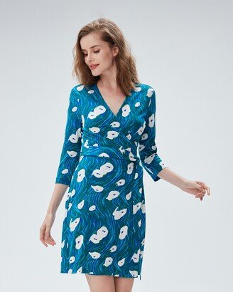 Julian Silk Jersey Wrap Dress