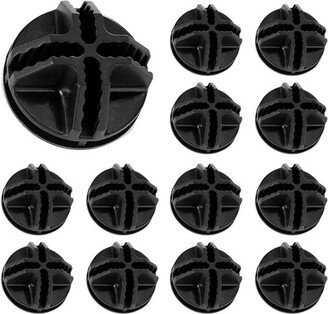 Mount-It! 24 Piece Storage Cube Connector | Fits Modular Storage Cube Organizers with 0.16 Wire Diameter | Black