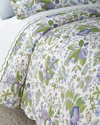 Matouk Schumacher Pomegranate Linen Full/Queen Duvet Cover