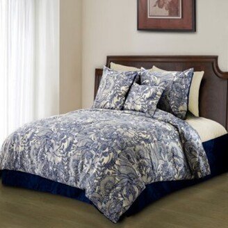 Valentina Flowers Doodles Microfiber Duvet Cover Sets