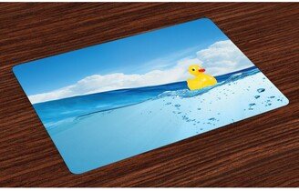 Rubber Duck Place Mats, Set of 4