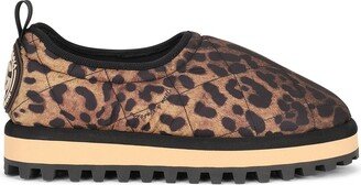 Leopard-Print Slippers