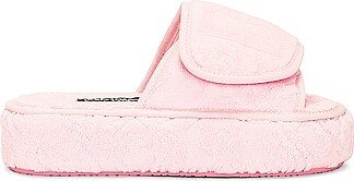 Dolce & Gabbana Casa Logo Jacquard Slippers in Blush