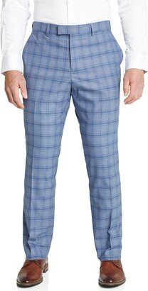 Silvio Check Flat Front Dress Pants