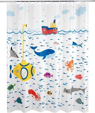 Submarine Kids' Shower Curtain - Allure Home Creations