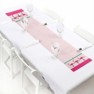 Big Dot Of Happiness Pink Flamingo - Party Like a Pineapple - Petite Paper Table Runner 12 x 60 in