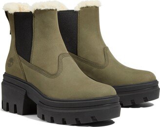 Everleigh Faux Fur Lined Platform Chelsea Boot