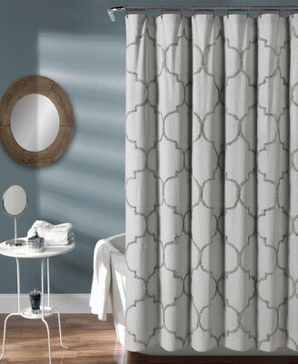 Avon Chenille Trellis 72 x 72 Shower Curtain