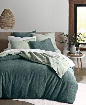 Oake Ripple Matelasse Green Comforter Set, King, Created for Macy's