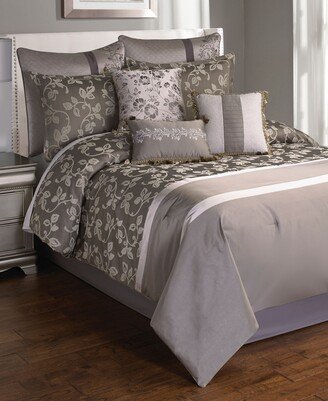 Riverbrook Home Heston 9 Pc Comforter Set Queen Plat