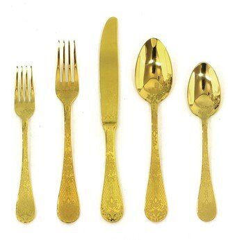 Casablanca Oro 5-Piece Flatware Set