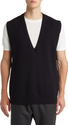 Turlon Deep V-Neck Wool Sweater Vest