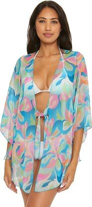 Nostalgic Chiffon Tunic Cover-Up (Multi) Women's Swimwear