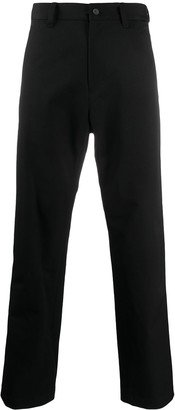 Side-Stripe Straight-Fit Trousers