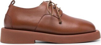 Lace-Up Leather Oxford Shoes-AK